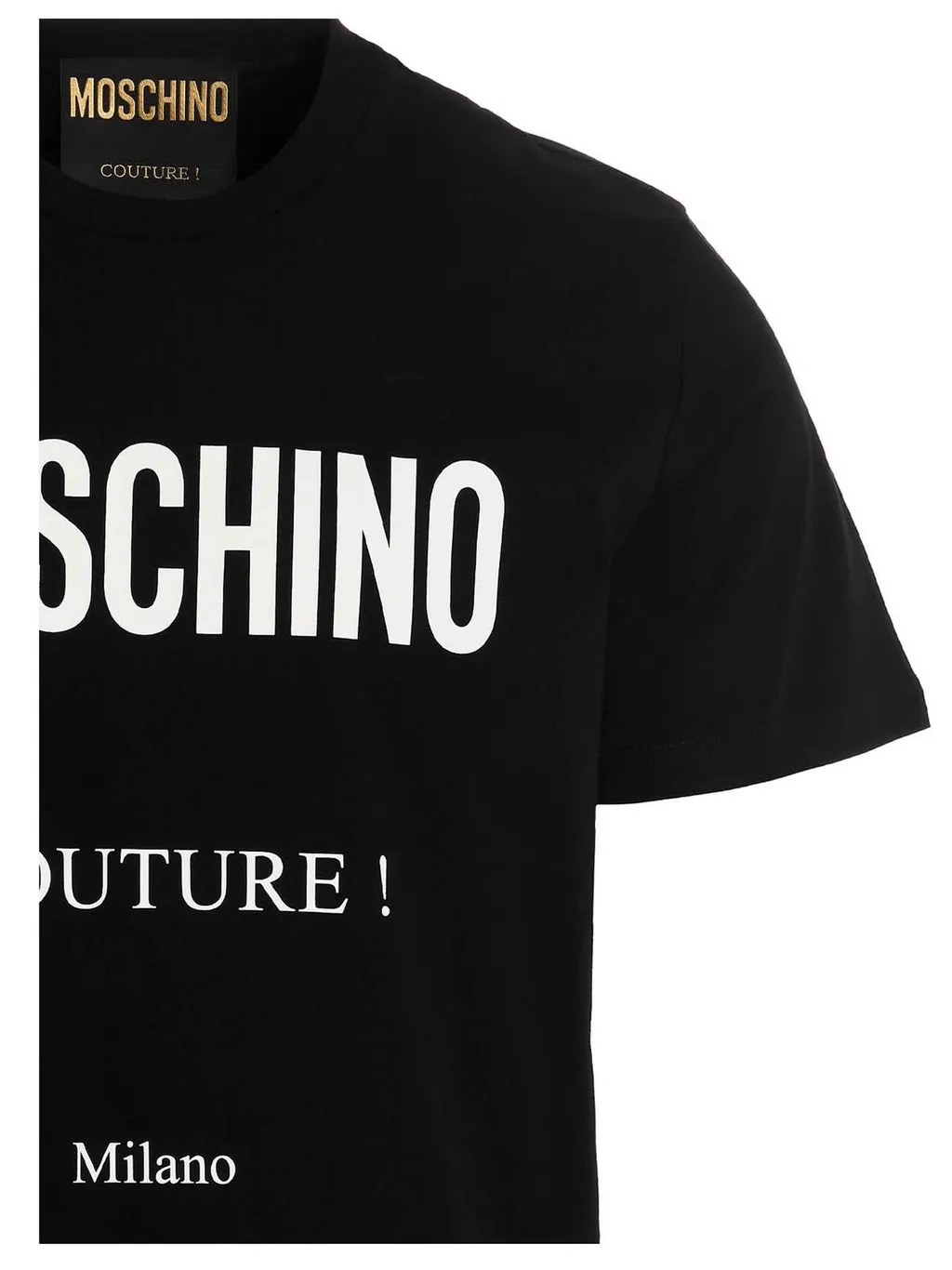 Moschino Logo Printed Crewneck T-Shirt