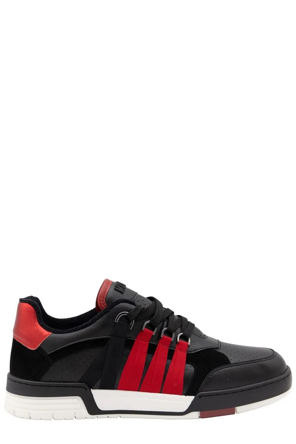 Moschino Panelled Lace-Up Sneakers