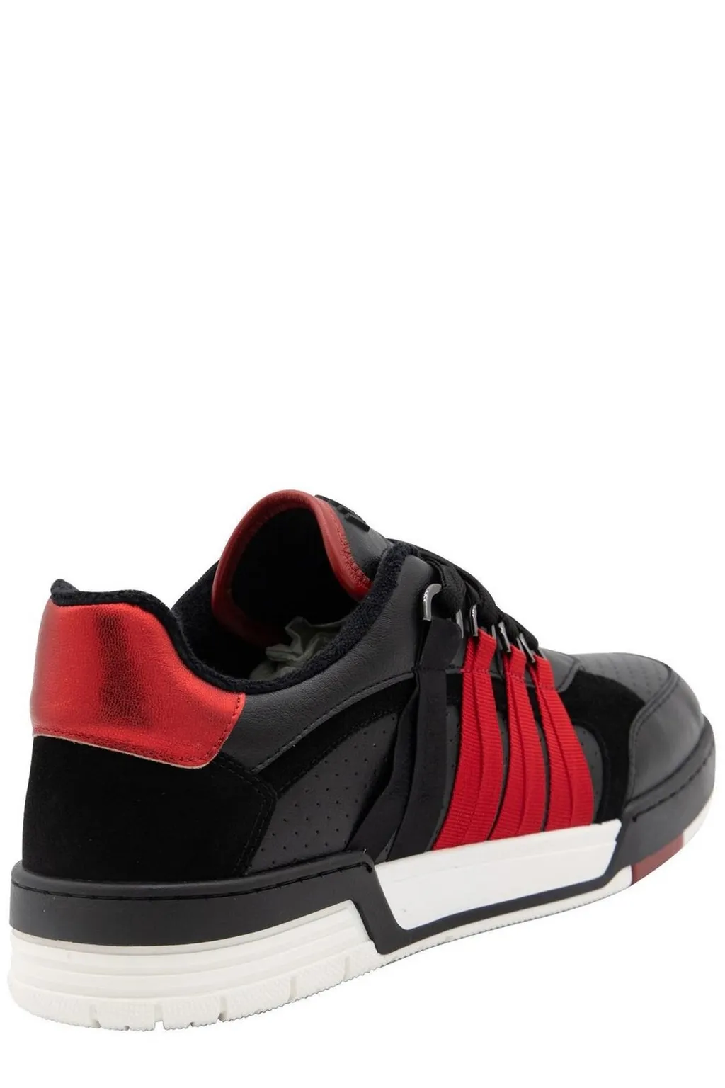 Moschino Panelled Lace-Up Sneakers