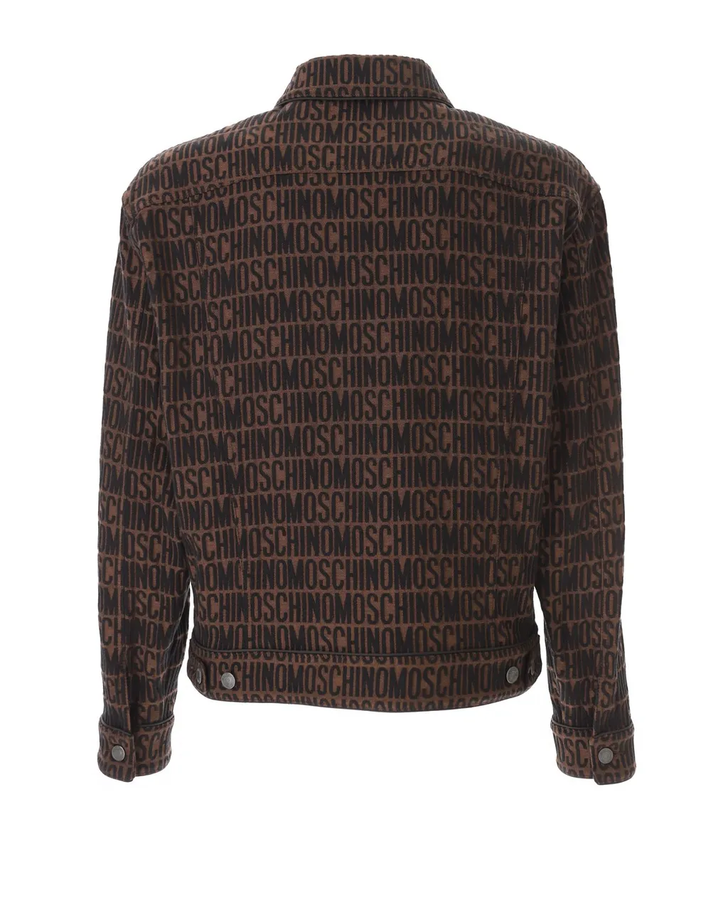 Moschino Monogrammed Buttoned Denim Jacket