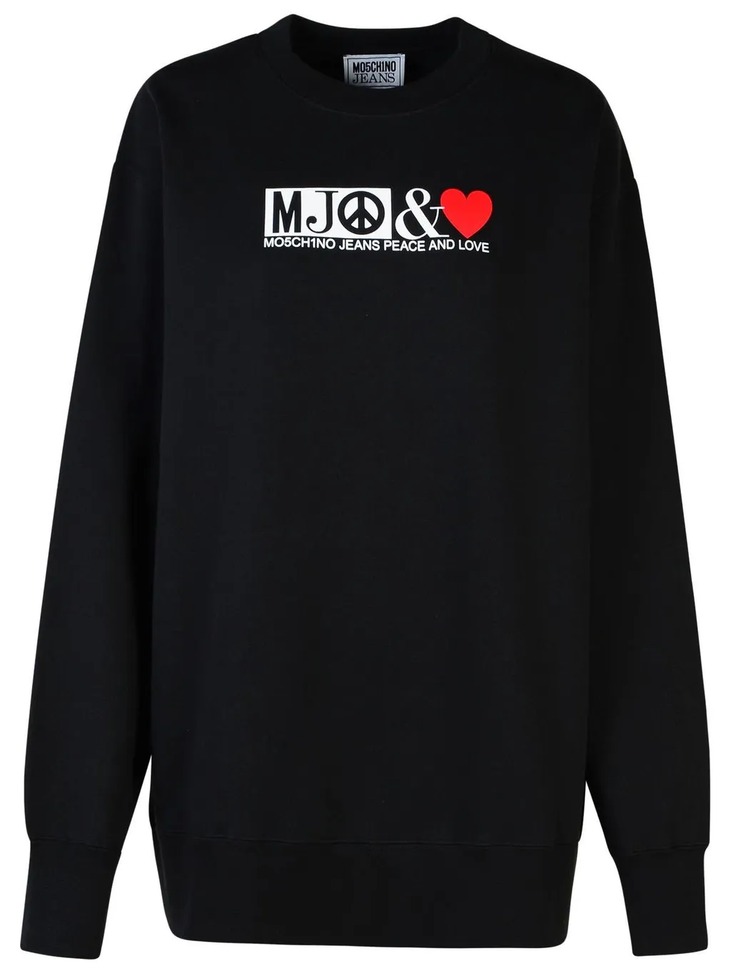 Moschino Jeans Logo-Printed Crewneck Sweatshirt