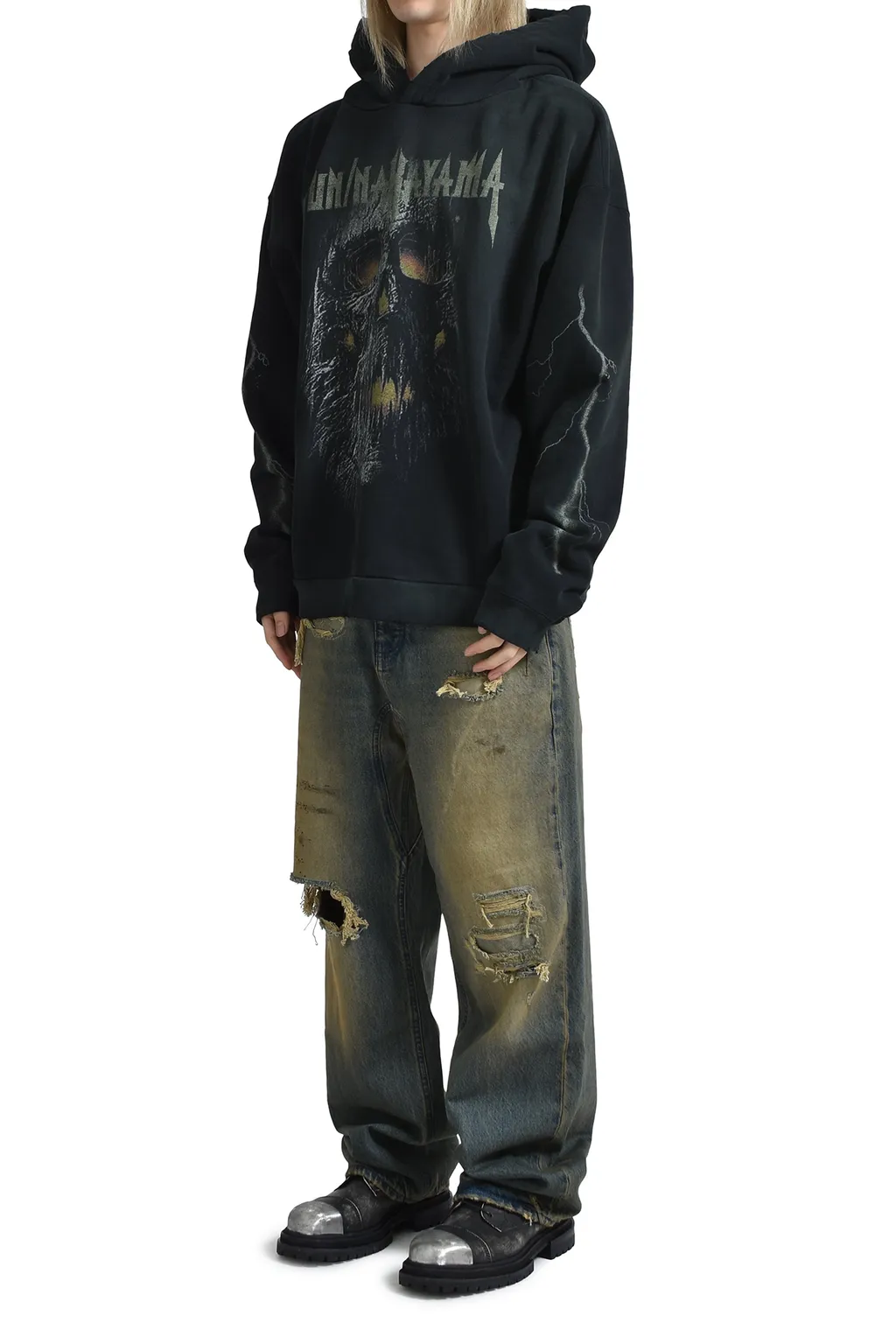 Skull Hoodie / Black