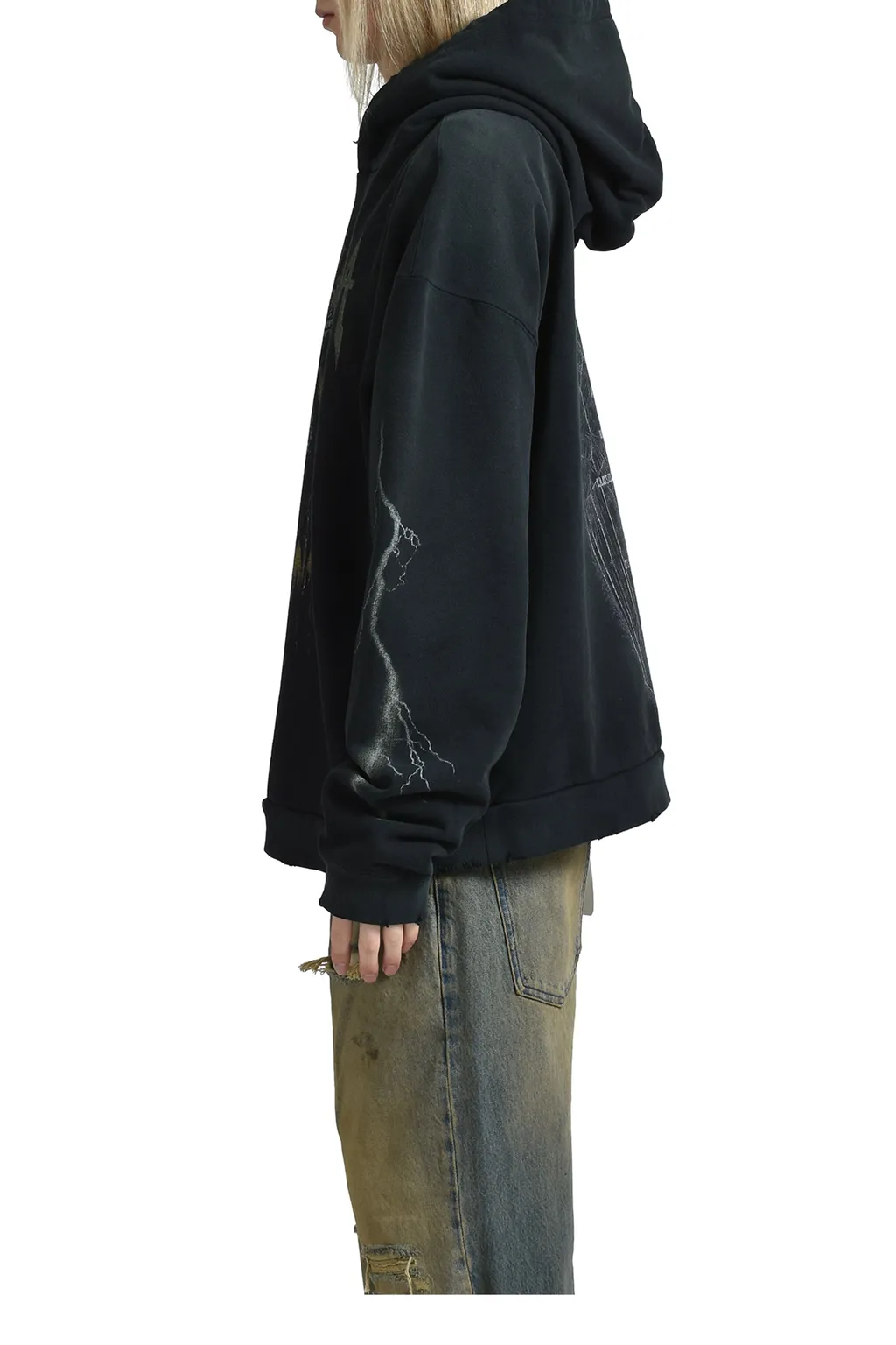 Skull Hoodie / Black
