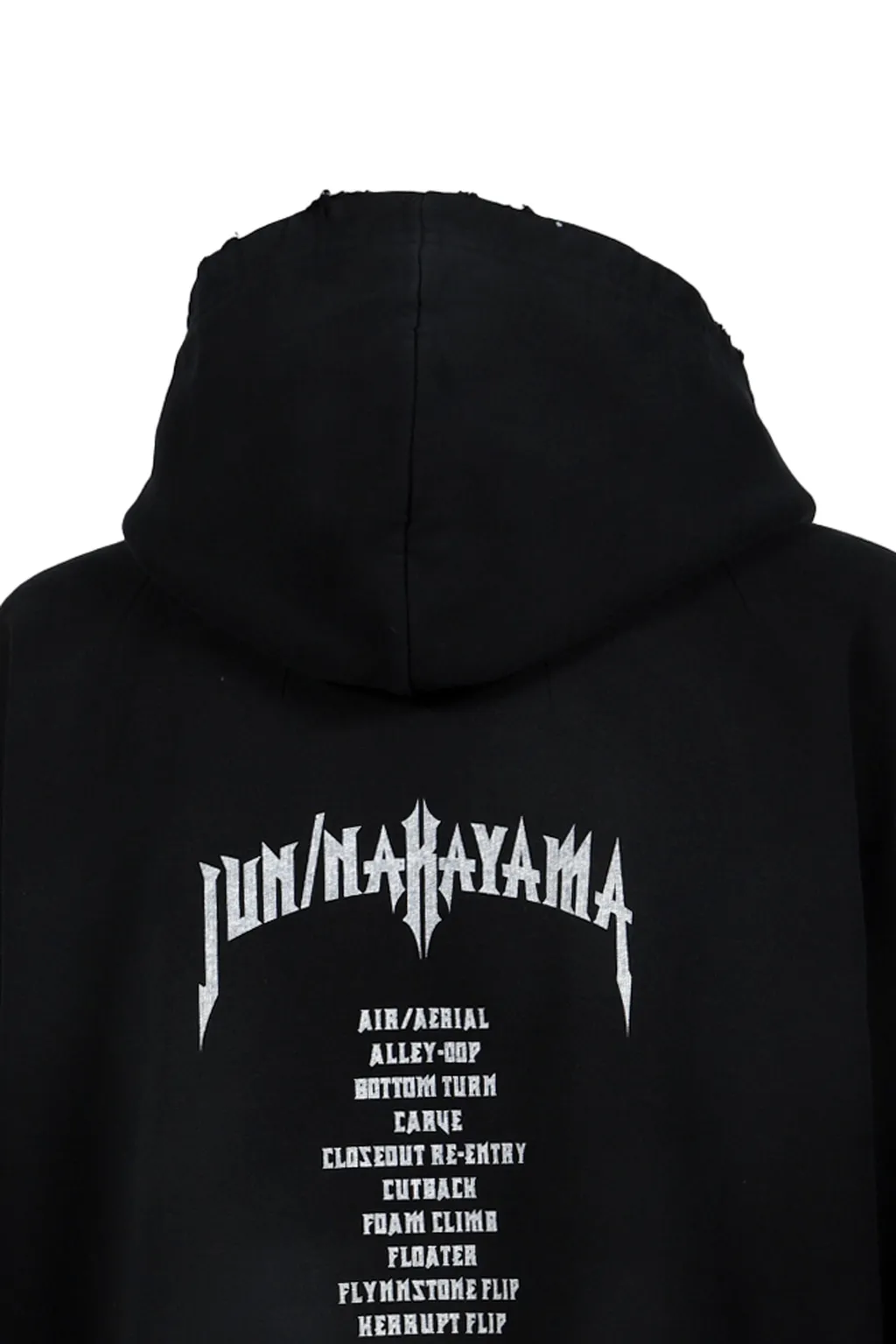 Ethnic Zip Hoodie / Black