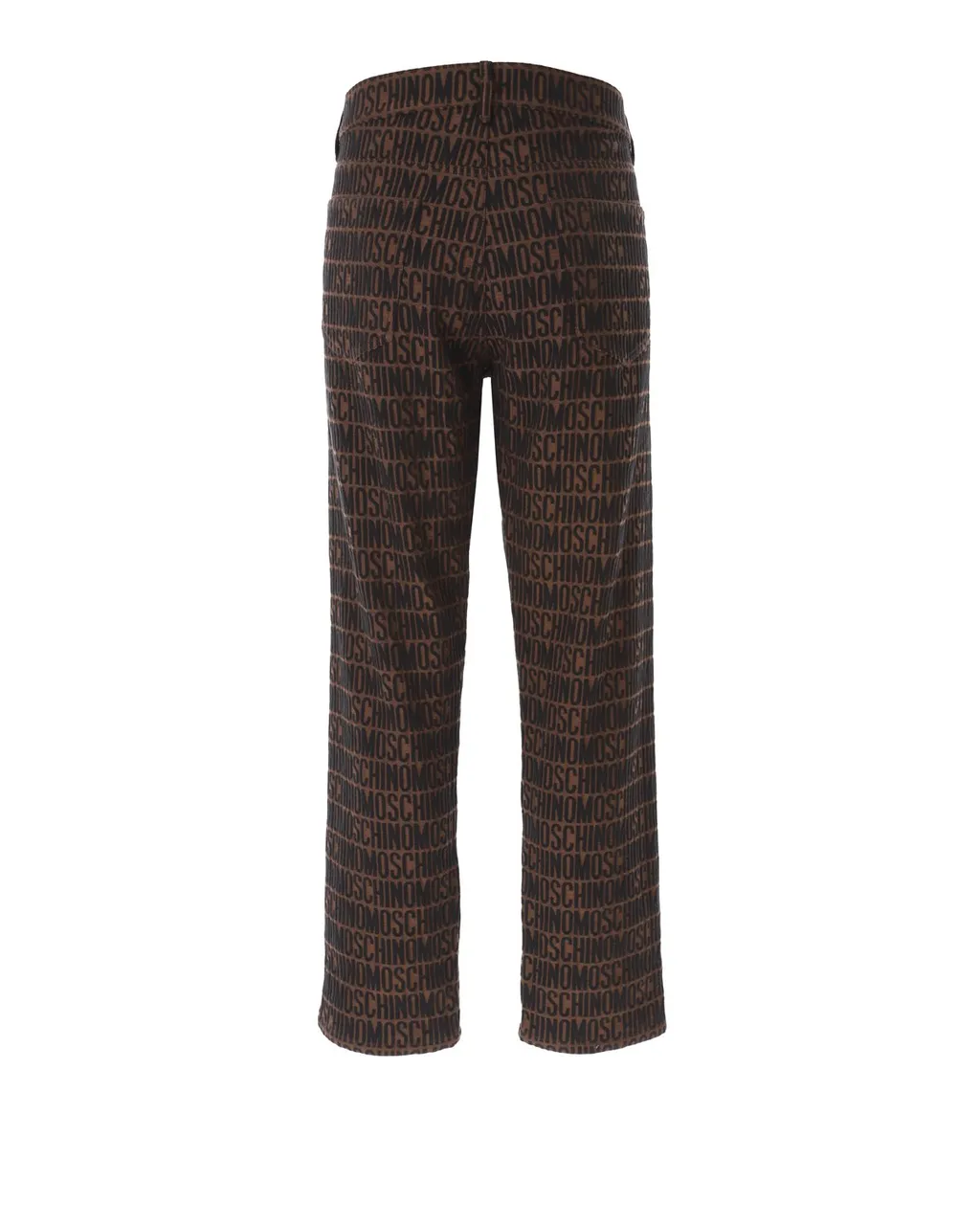 Moschino Monogram Jacquard Slim-Cut Jeans