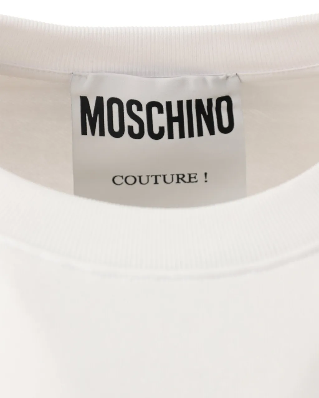 Moschino Slogan Printed Crewneck Sweatshirt