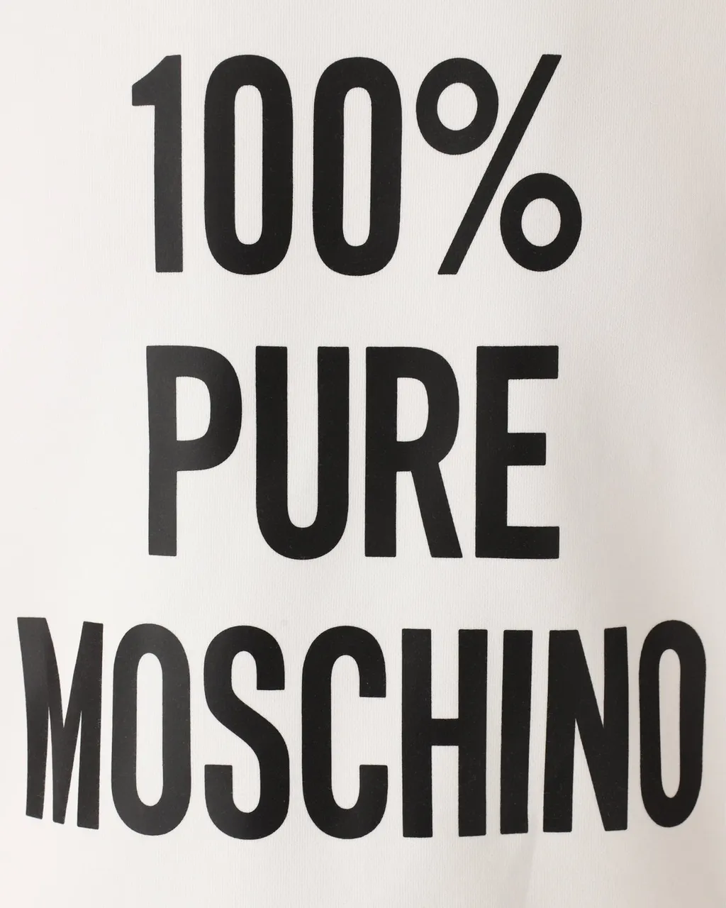 Moschino Slogan Printed Crewneck Sweatshirt