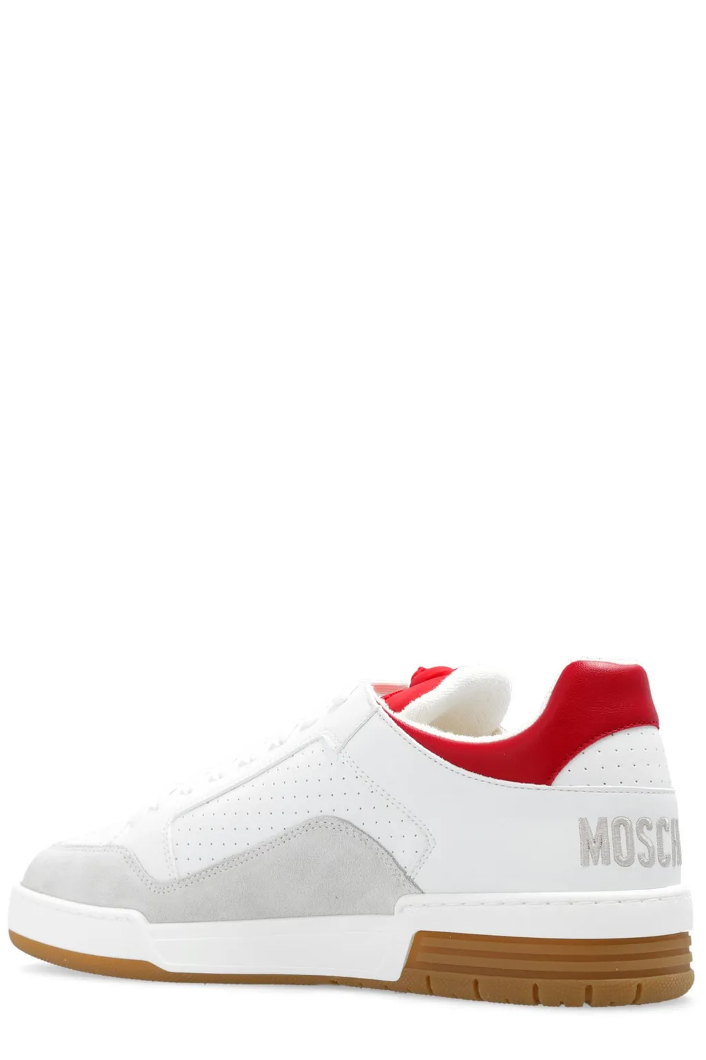 Moschino Logo-Embroidered Lace-Up Sneakers