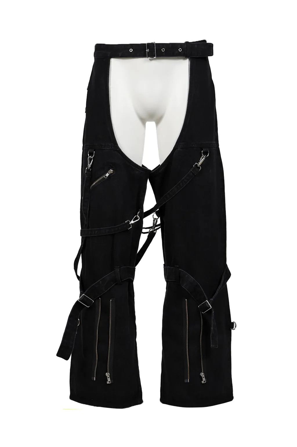 Bondage Denim Chaps / Black