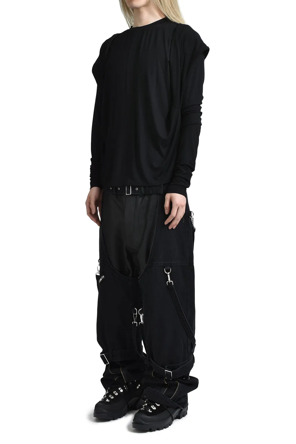 Bondage Denim Chaps / Black