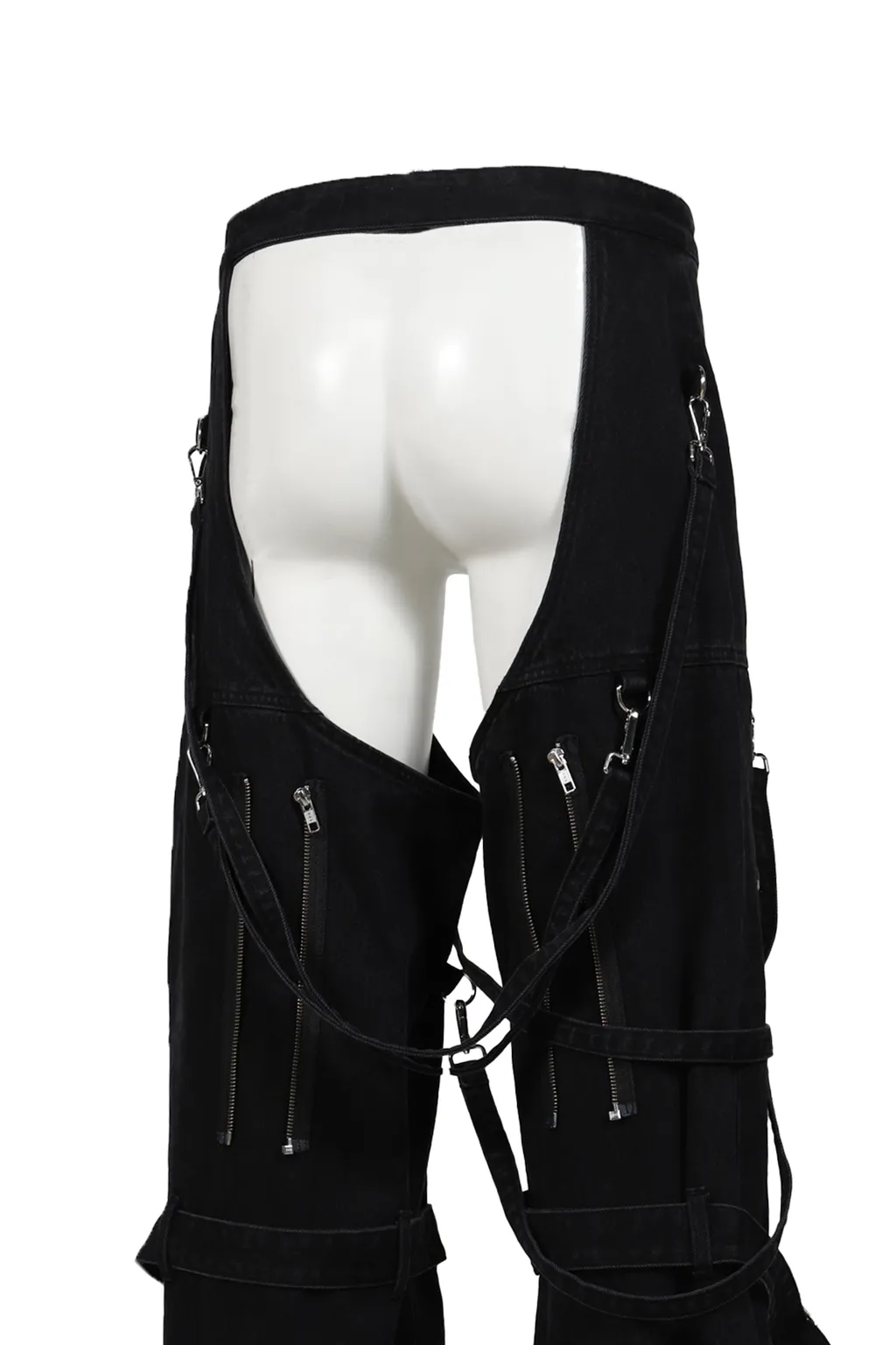 Bondage Denim Chaps / Black