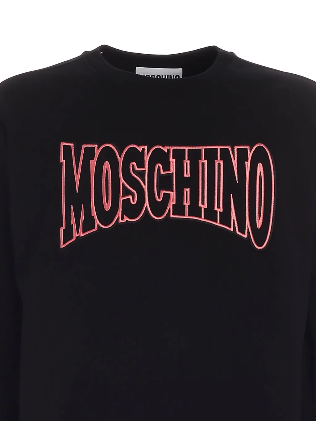 Moschino Logo Print Crewneck Sweatshirt