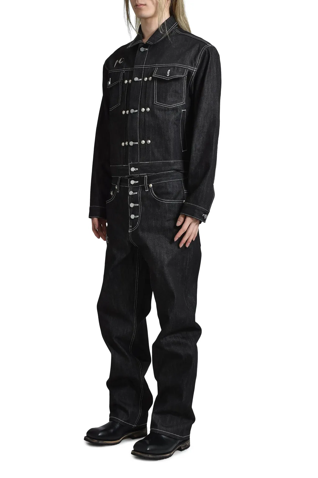 Land Warfare Denim Jacket / Blk