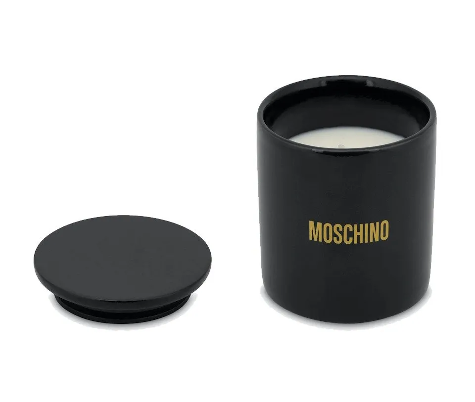 Moschino Logo Printed High-Shine Candle