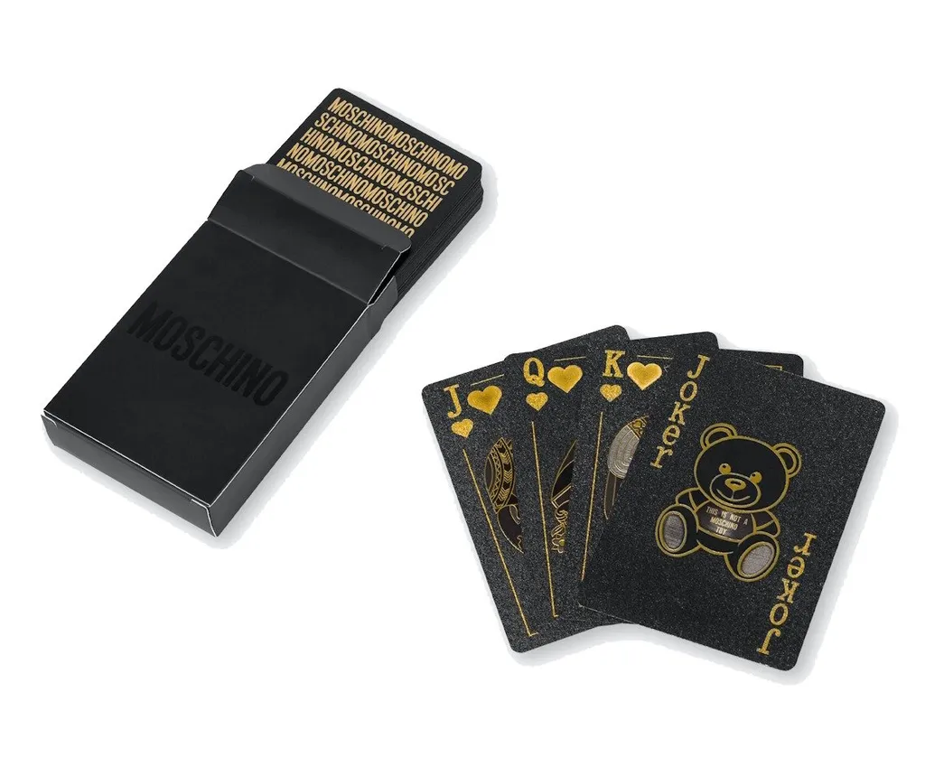 Moschino Gift Capsule Logo Printed Playing Card Set