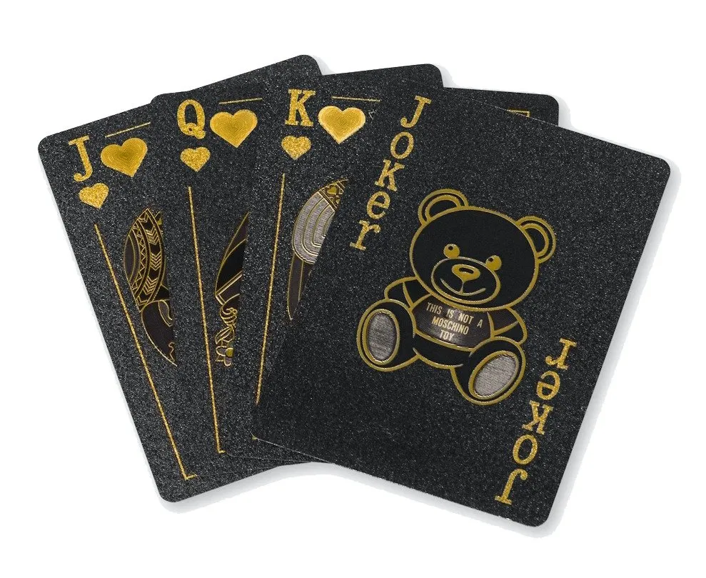 Moschino Gift Capsule Logo Printed Playing Card Set