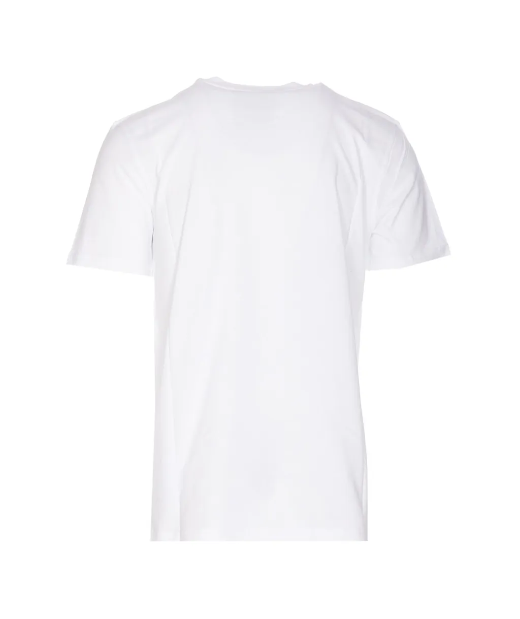 Moschino Logo Embroidered Crewneck T-Shirt
