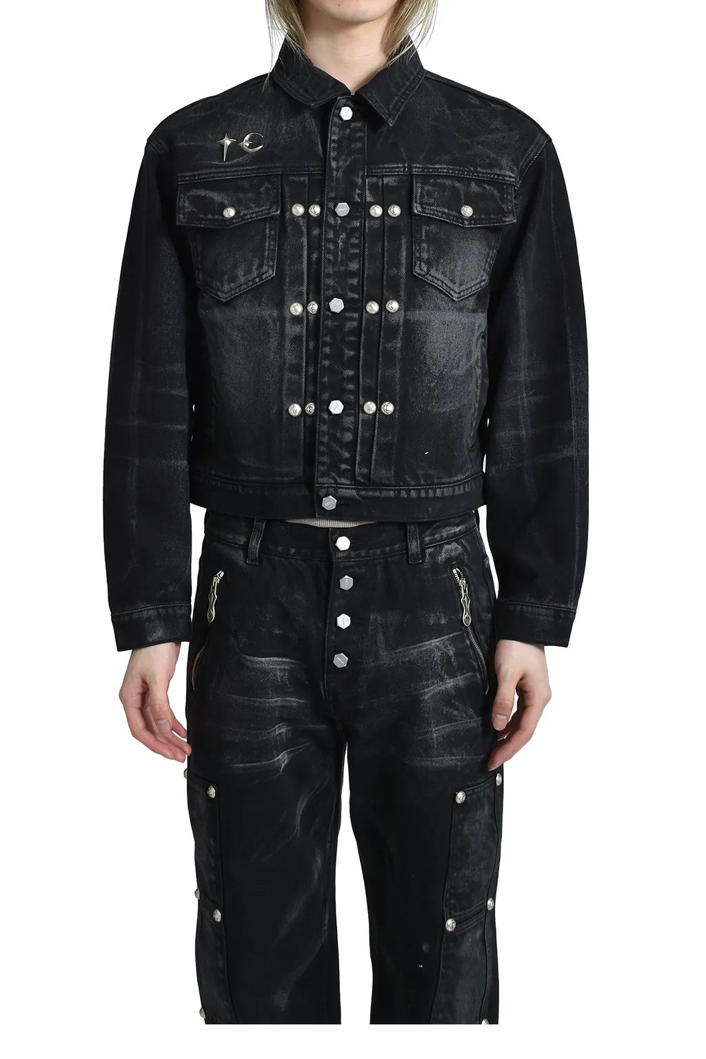 Leave A Trace Denim Jacket / Blk
