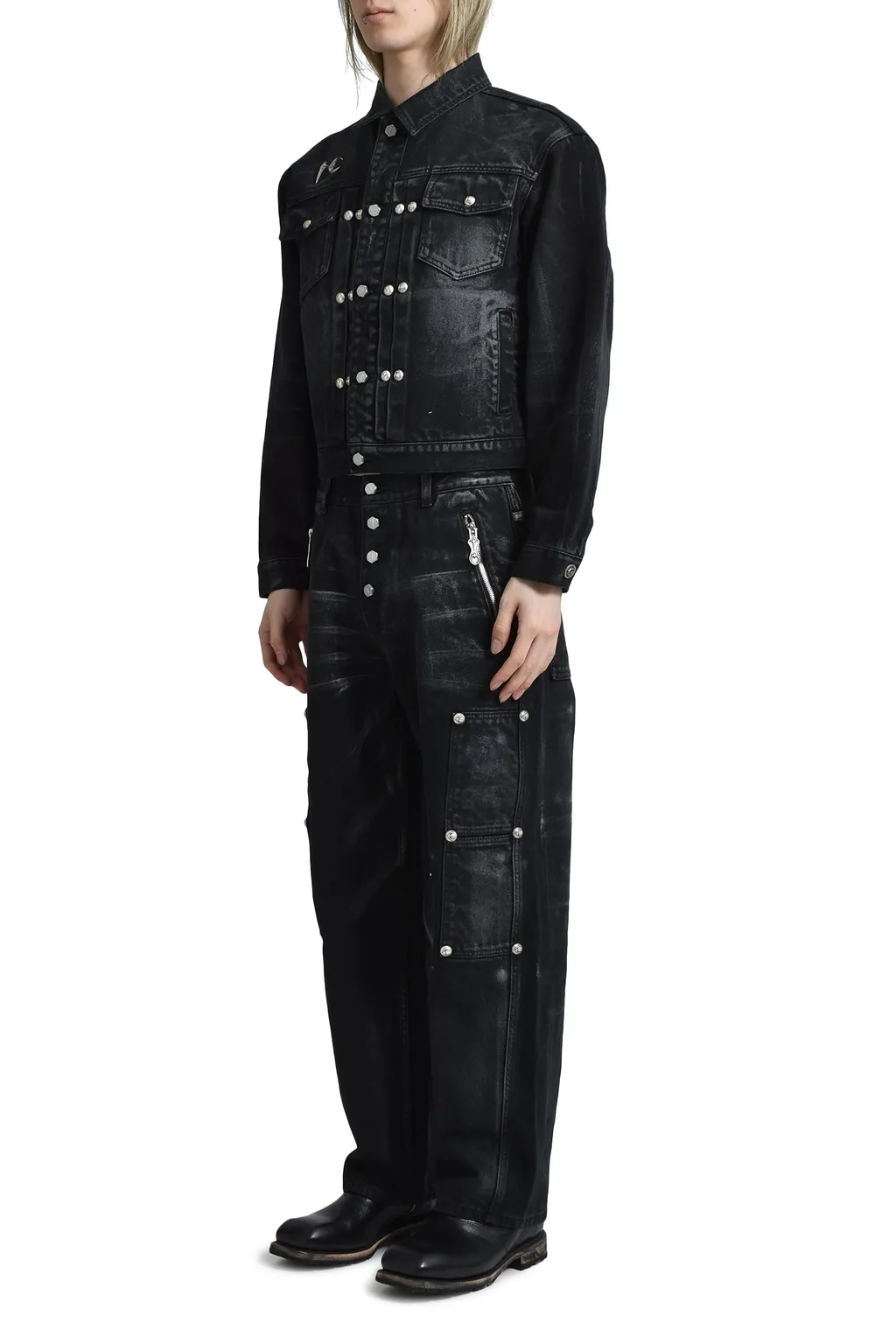 Leave A Trace Denim Jacket / Blk