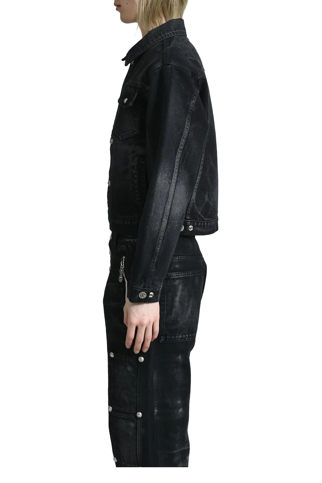 Leave A Trace Denim Jacket / Blk