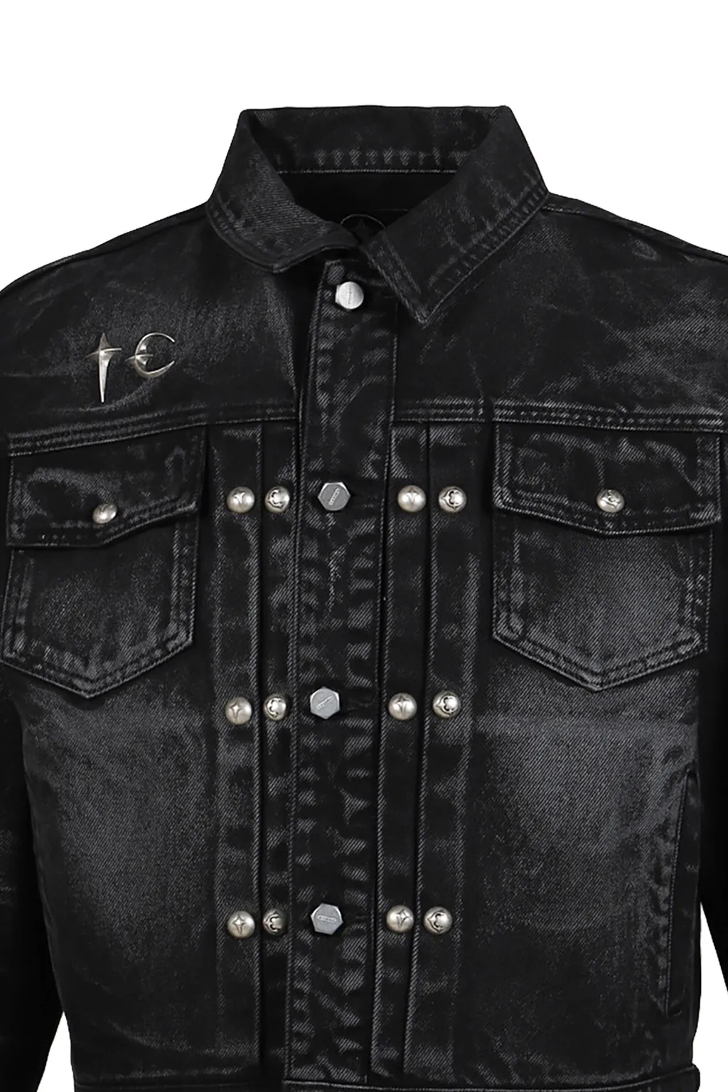 Leave A Trace Denim Jacket / Blk