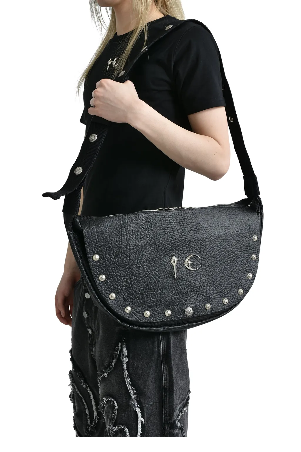 Dragon Messenger Bag / Black