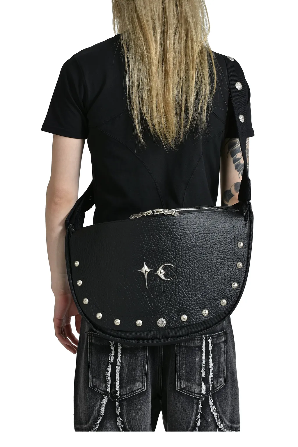 Dragon Messenger Bag / Black