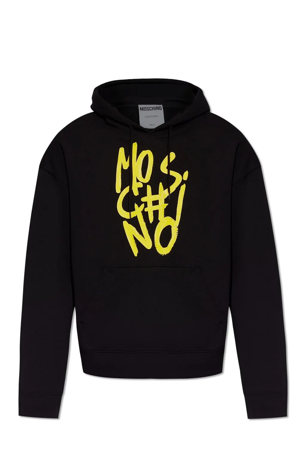 Moschino Logo Printed Drawstring Hoodie