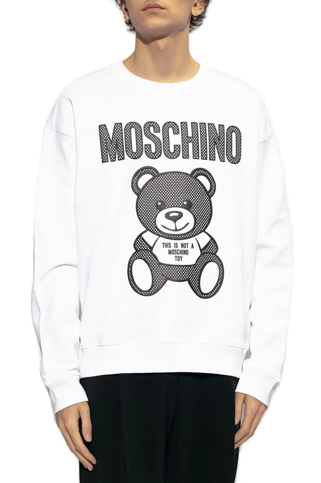 Moschino Graphic Printed Crewneck Sweatshirt