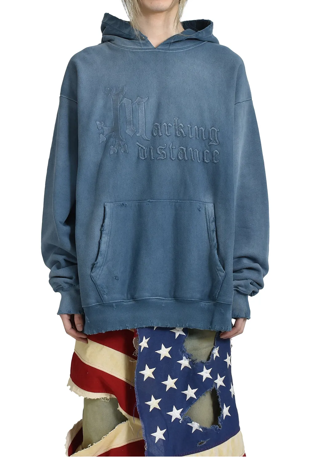 Classic Logo Hoodie / Sunfade Blu