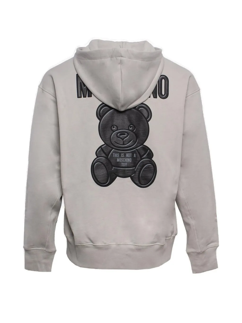 Moschino Teddy Bear-Motif Zip-Up Drawstring Hoodie