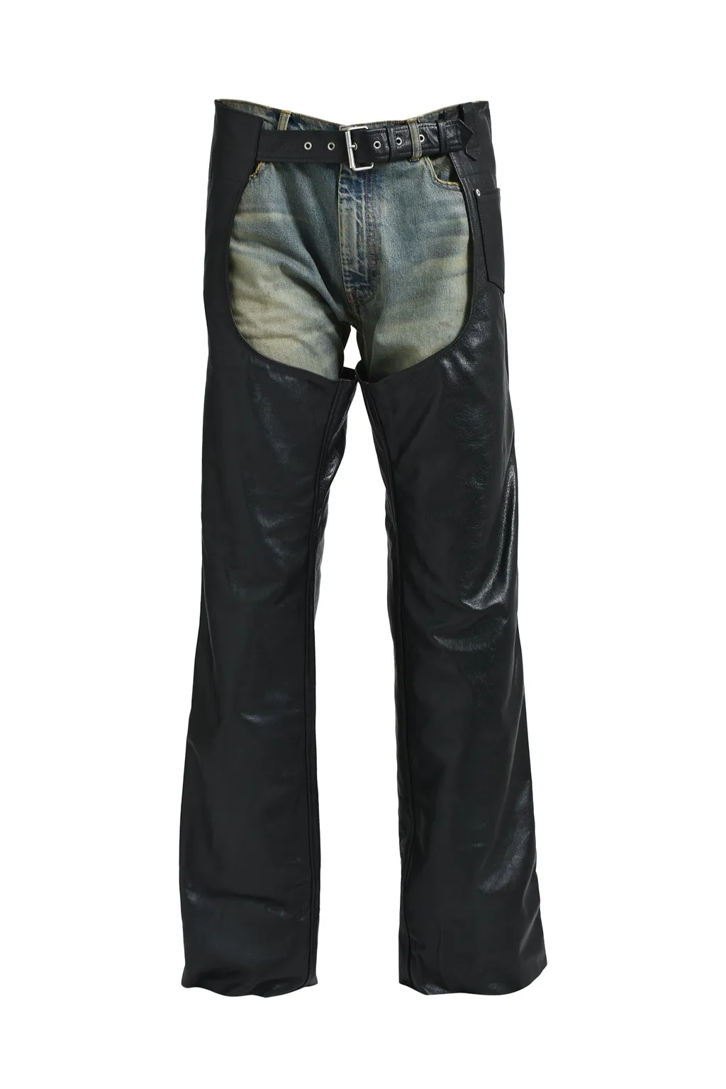 Tommy Pants / Sandwash Denim Leather