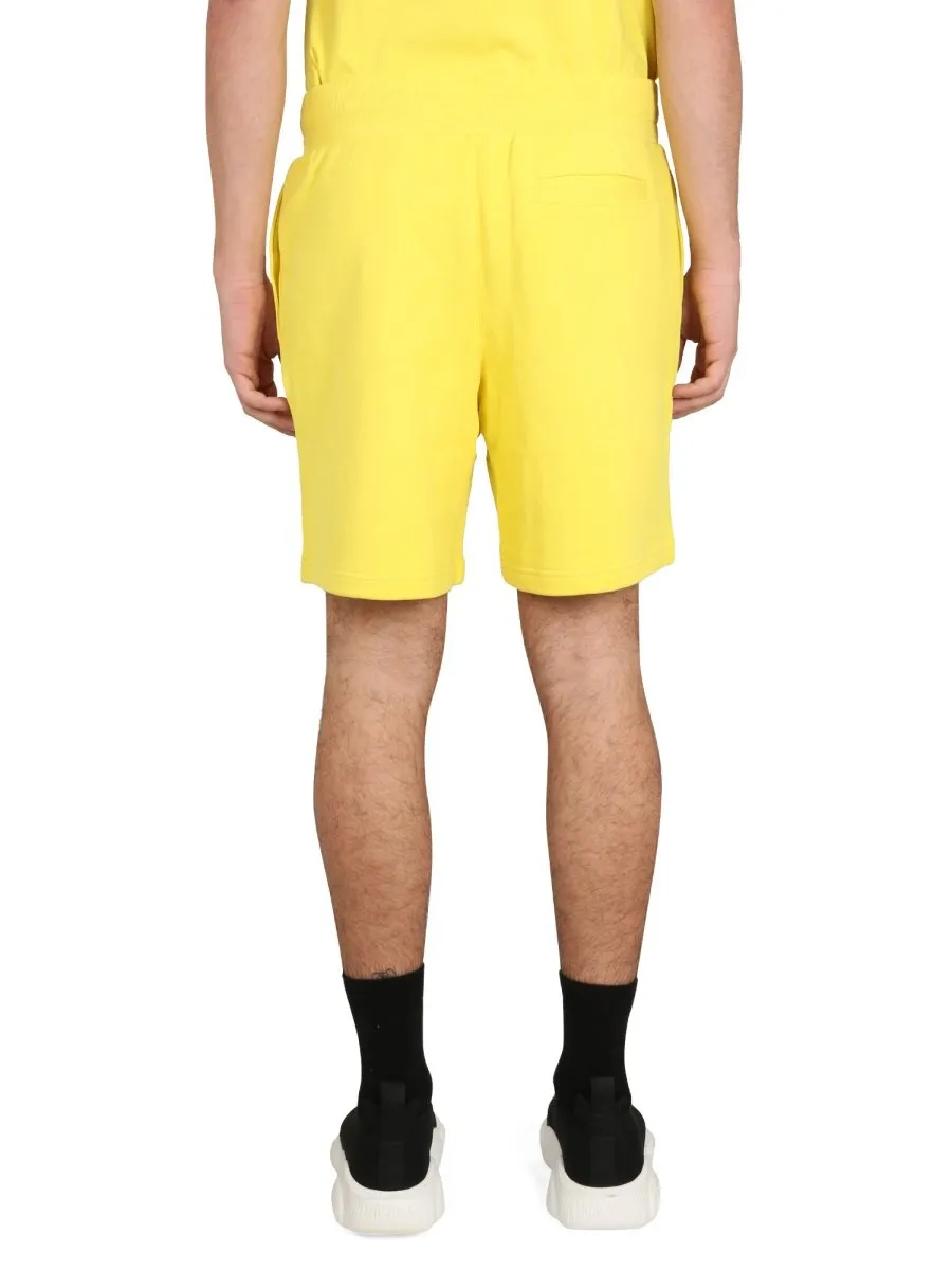 Moschino Logo Printed Bermuda Shorts