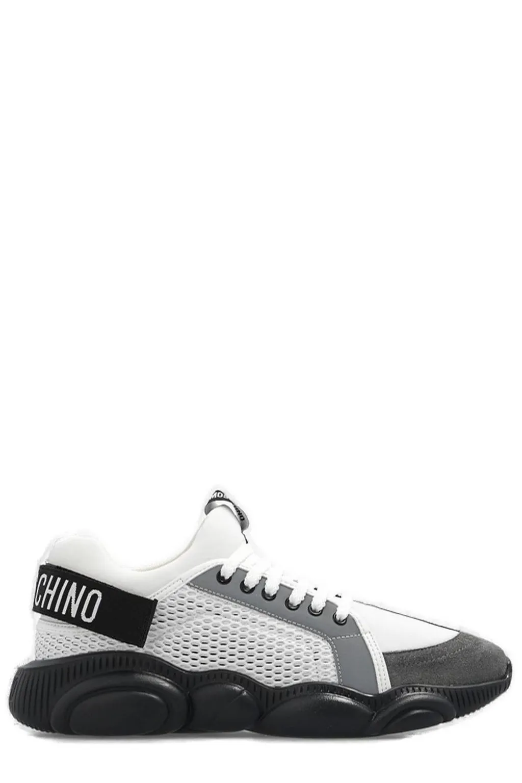 Moschino Mesh Panelled Teddy Sole Sneakers