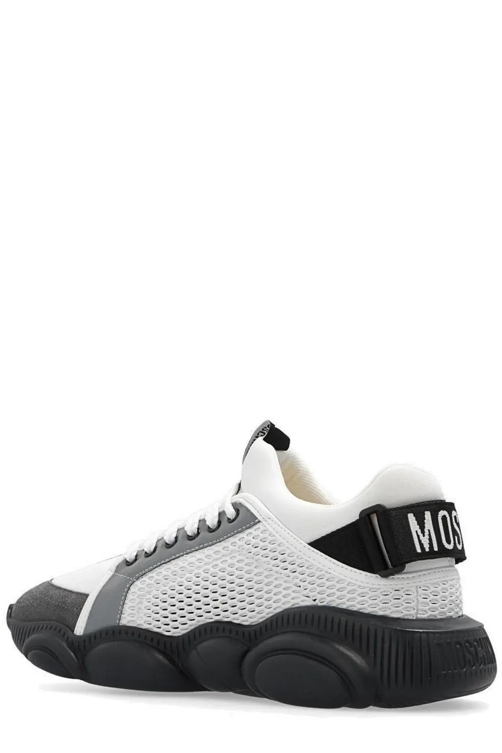Moschino Mesh Panelled Teddy Sole Sneakers