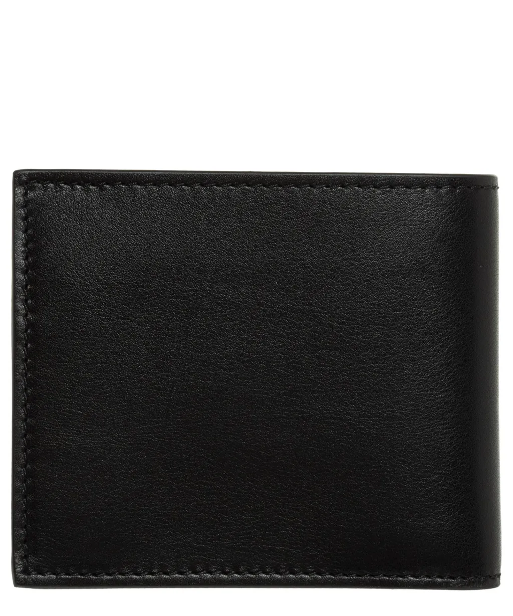 Moschino Logo Plaque Bi-Fold Wallet
