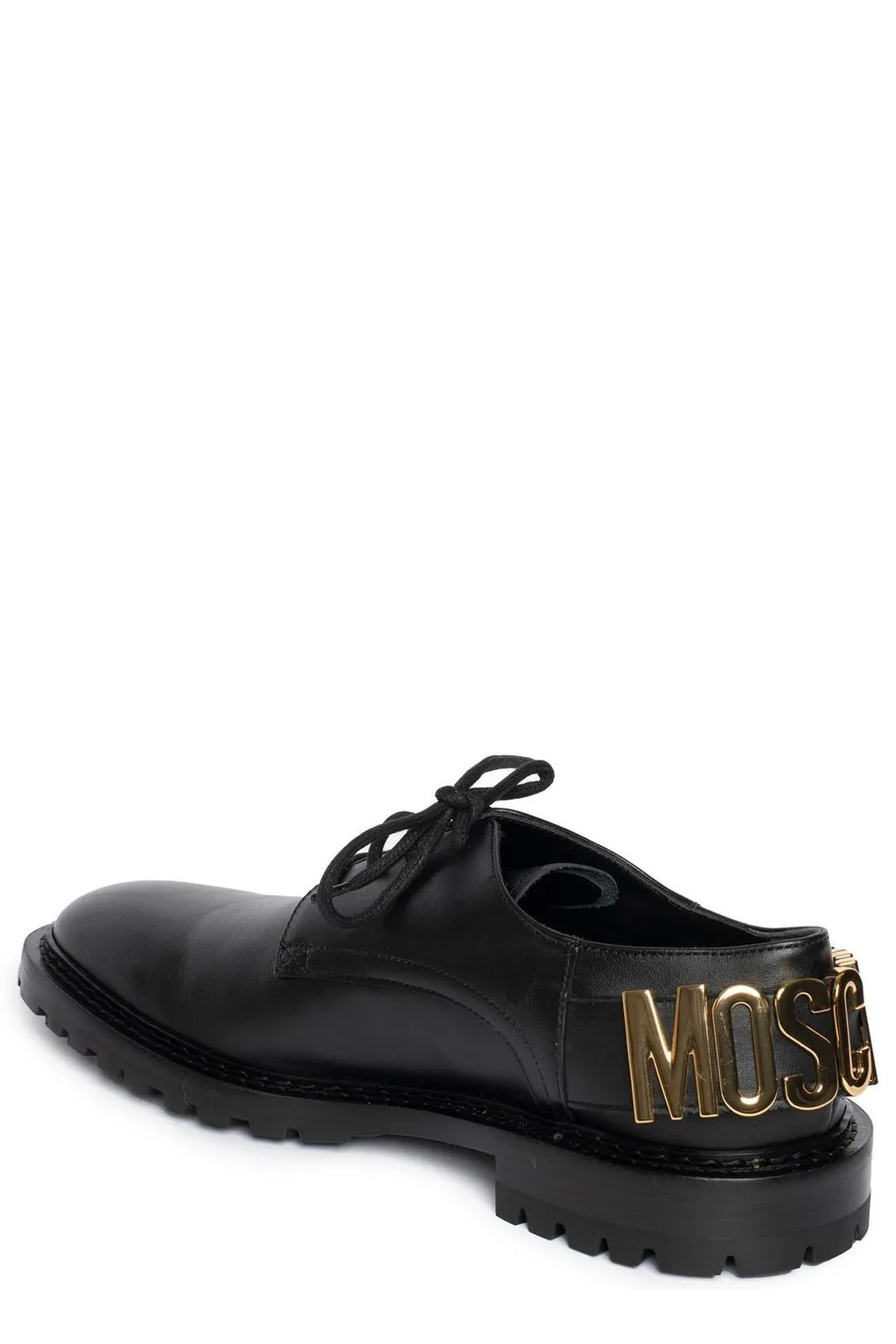 Moschino Logo Lettering Derby Shoes