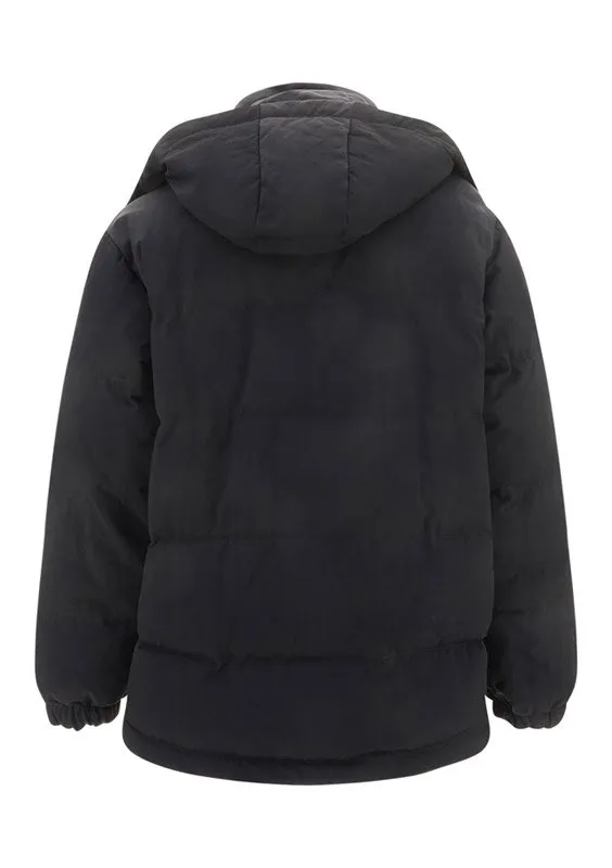 Moschino Logo-Patch Quilted Puffer Jacket