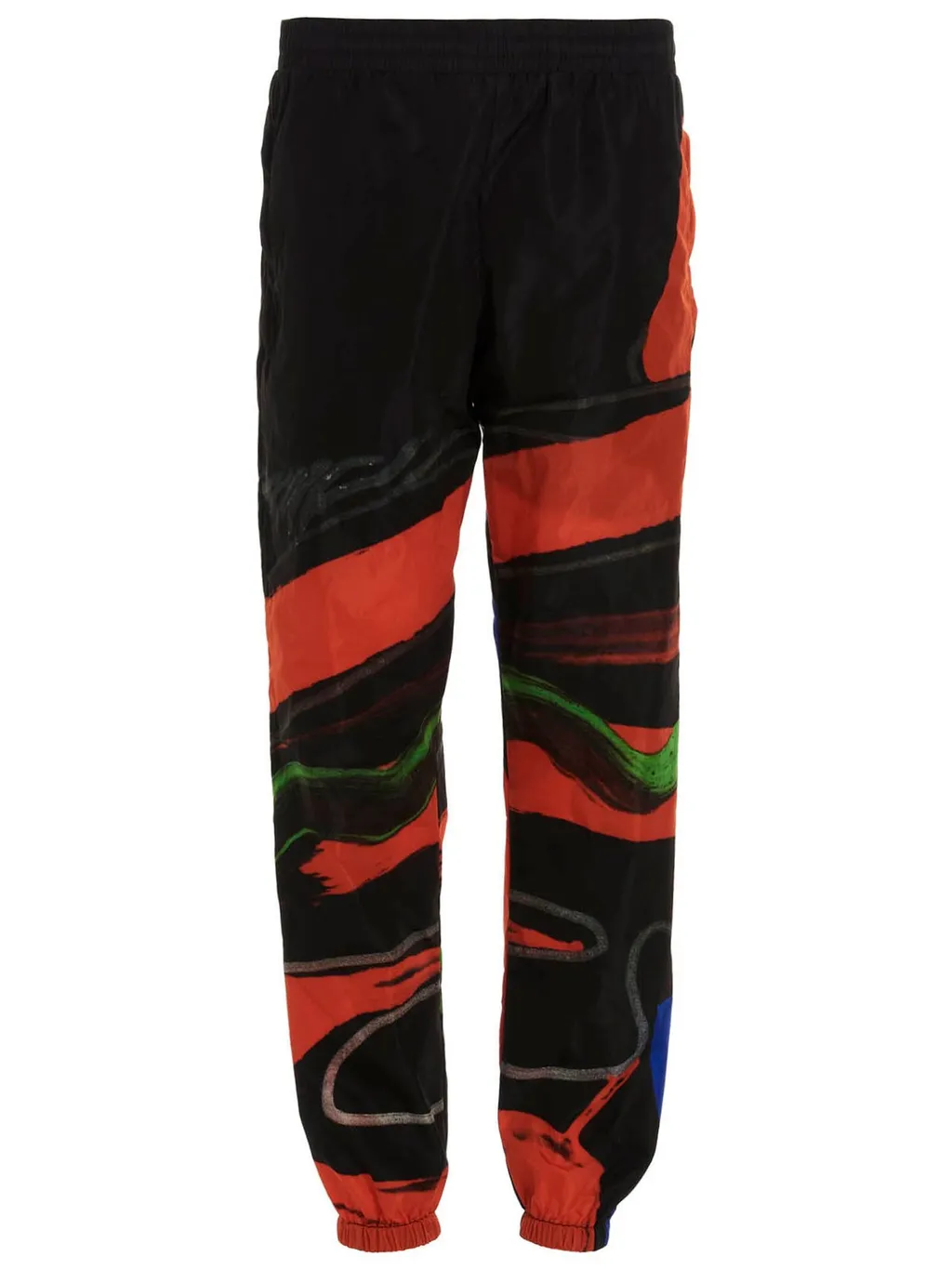 Moschino Contrast Printed Elastic Waist Joggers