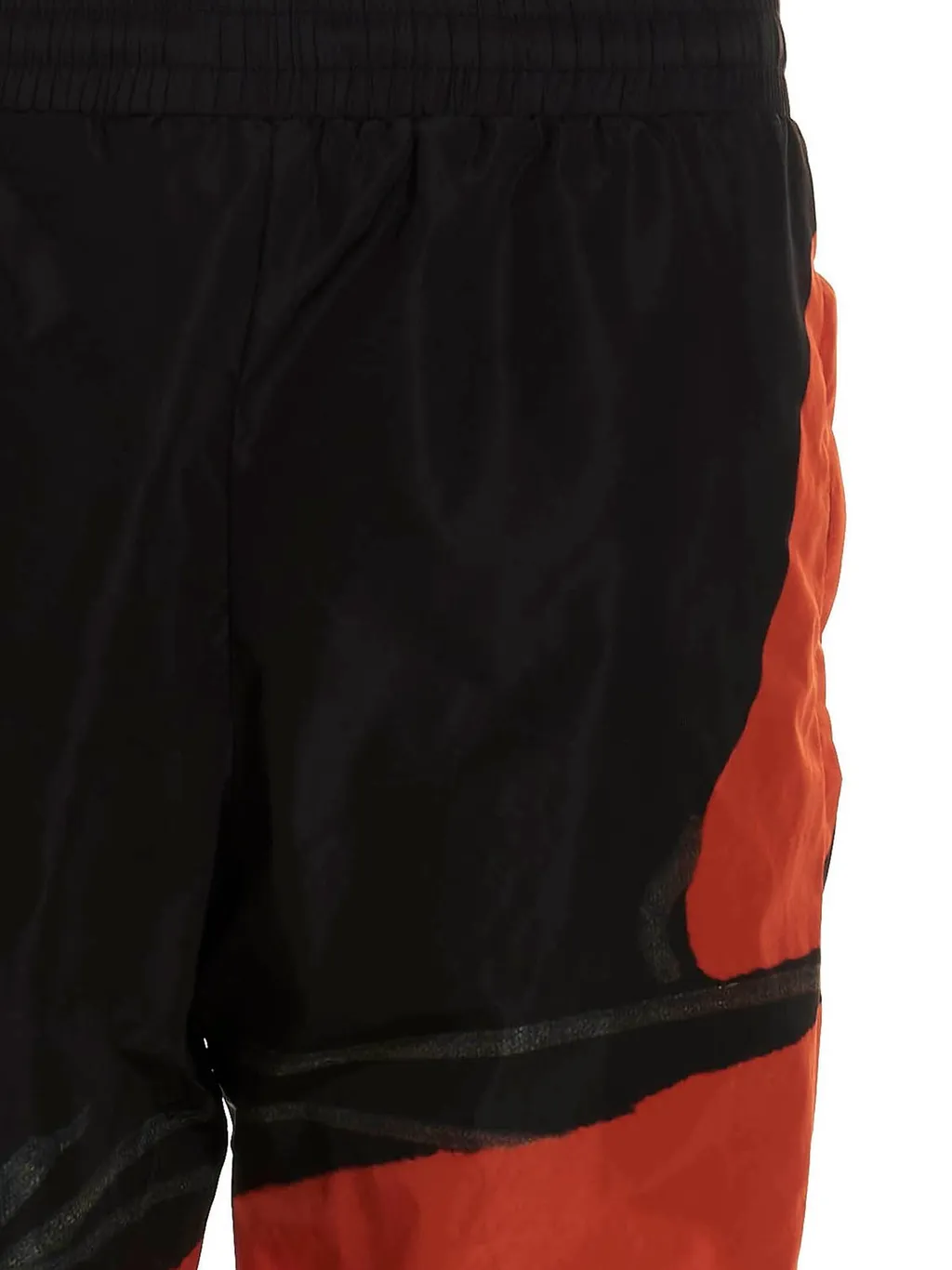 Moschino Contrast Printed Elastic Waist Joggers