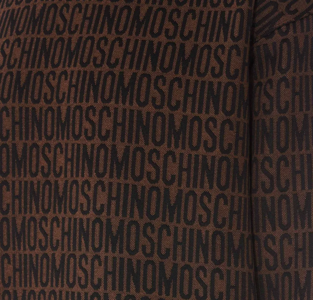 Moschino Monogram Debossed Crewneck Sweatshirt