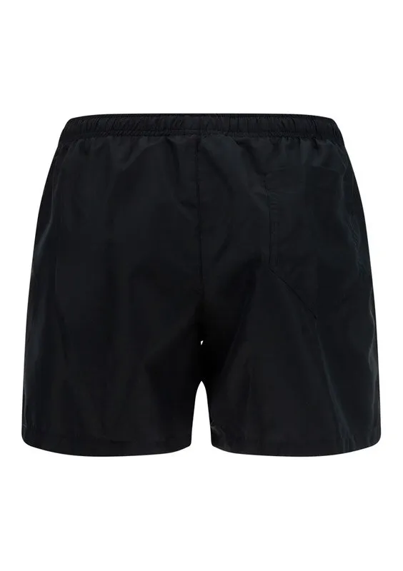 Moschino Logo Printed Drawstring Swim Shorts