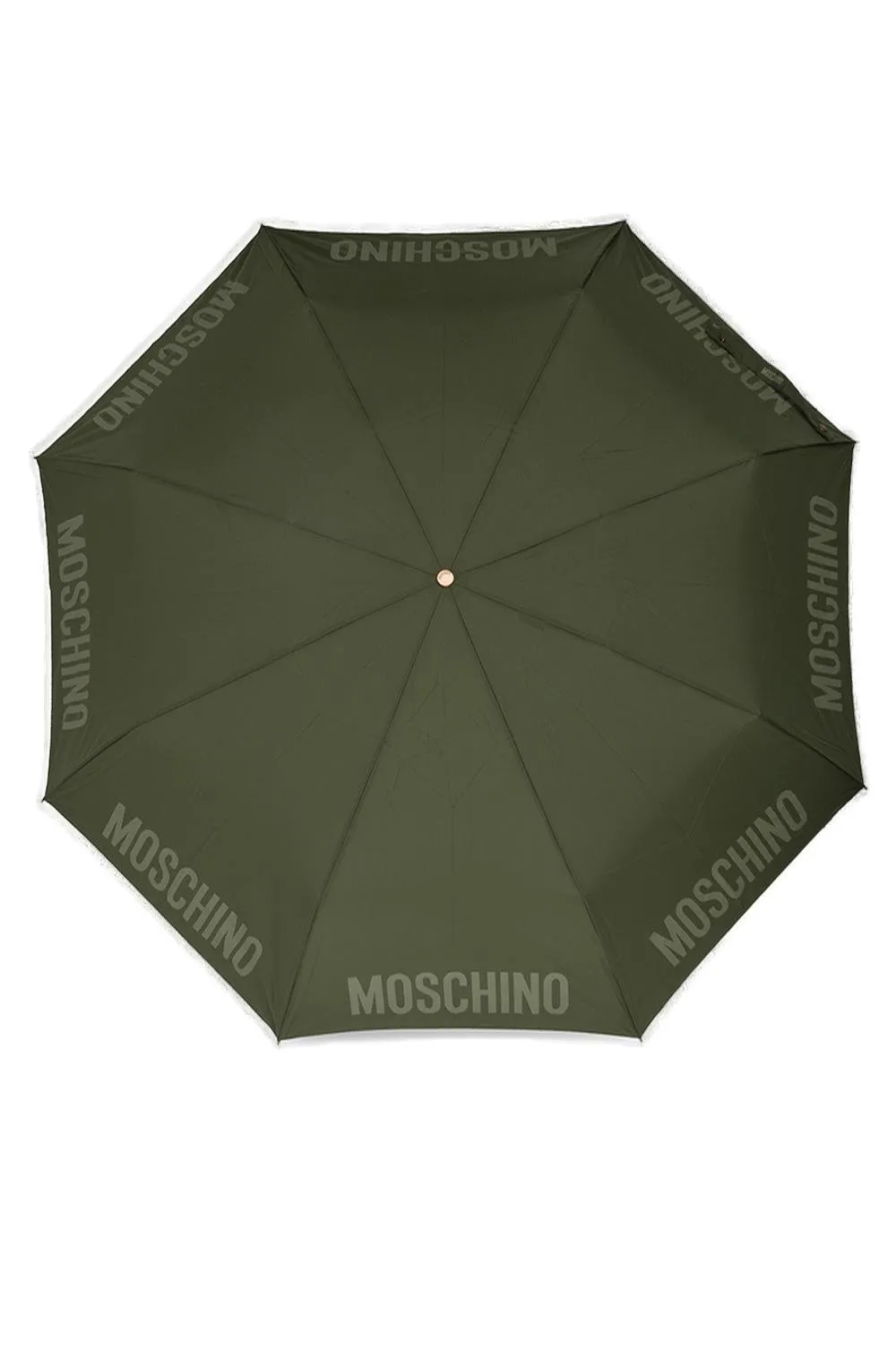 Moschino Logo Printed Folded Umbrella