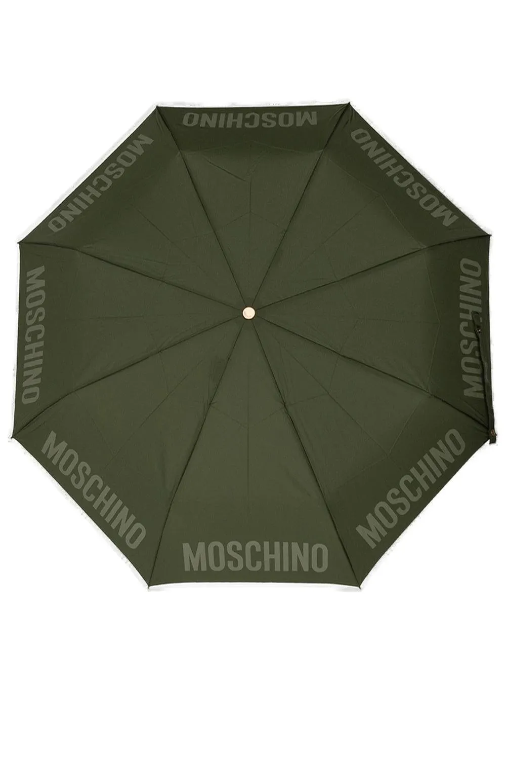 Moschino Logo Printed Folded Umbrella