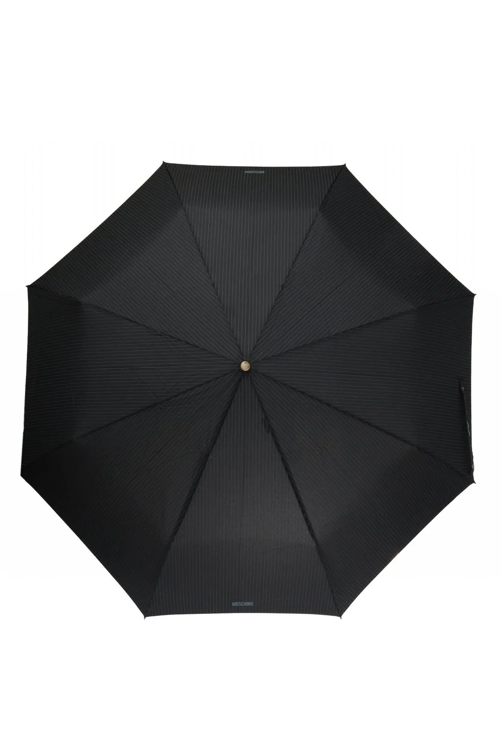 Moschino Pinstriped Folded Umbrella