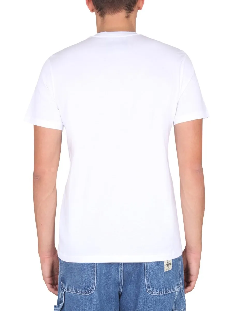 Moschino Slogan Printed Crewneck T-Shirt