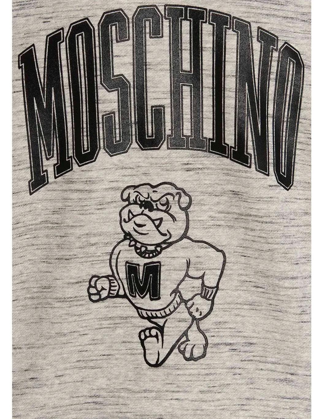 Moschino Varsity Logo Printed Drawstring Hoodie