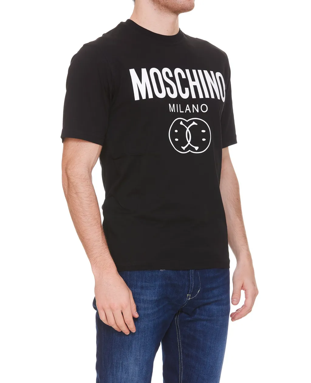 Moschino Logo-Printed Crewneck T-Shirt