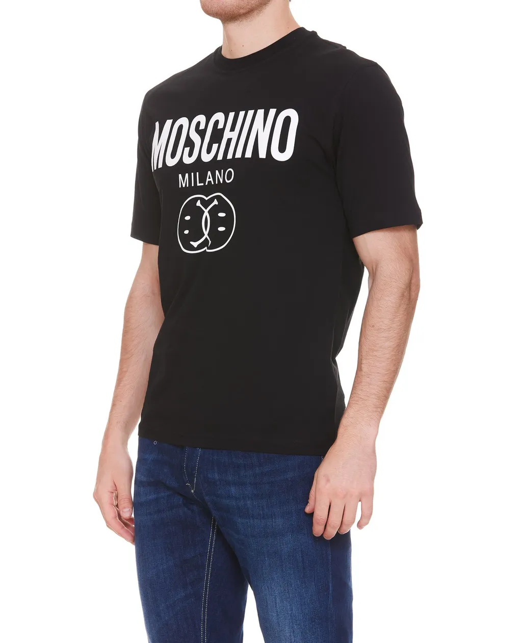 Moschino Logo-Printed Crewneck T-Shirt