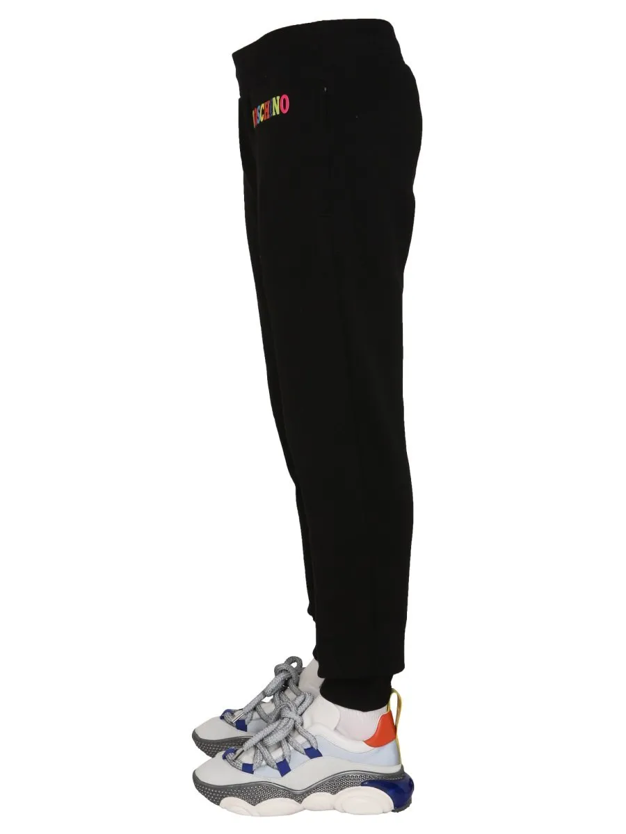 Moschino Logo Printed Jogging Pants